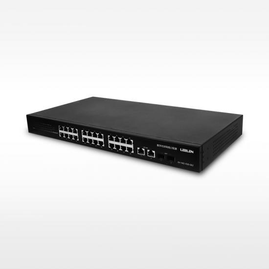 2 SFP puerto 24 lan distribuidor de red de intercomunicación digital